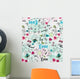Cute Seamless Artwork Wall Decal