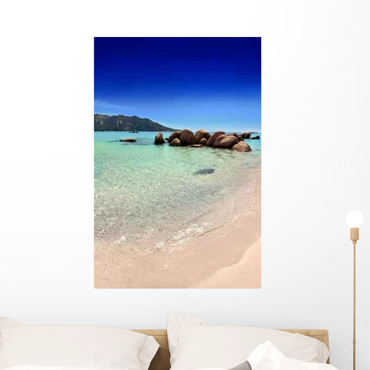 Stitched Panorama Plage Wall Decal Design 1