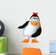 Dancing Female Penguin Wall Decal