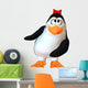 Dancing Female Penguin Wall Decal