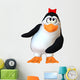 Dancing Female Penguin Wall Decal