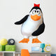 Dancing Female Penguin Wall Decal