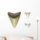 Shark's Teeth Megalodon Fossil Wall Mural