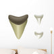 Shark's Teeth Megalodon Fossil Wall Mural