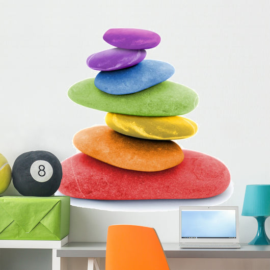Zen Pebbles Rainbow