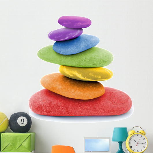 Zen Pebbles Rainbow