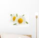 Macro shot of wild camomiles Wall Decal