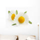 Macro shot of wild camomiles Wall Decal
