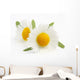 Macro shot of wild camomiles Wall Decal