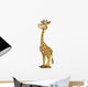 Giraffe Standing Laughing Wall Decal