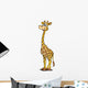 Giraffe Standing Laughing Wall Decal