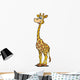 Giraffe Standing Laughing Wall Decal