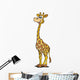 Giraffe Standing Laughing Wall Decal