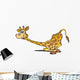 Giraffe is smiling Wall Decal
