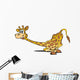 Giraffe is smiling Wall Decal