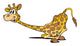 Giraffe is smiling Wall Decal
