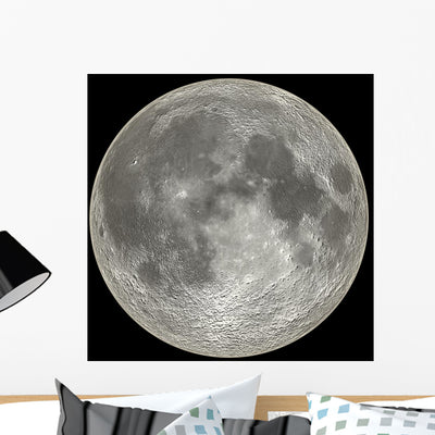 Moon Wall Mural shown on a wall