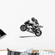 Moto Gp Wheelie Wall Decal