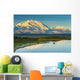 A silhouette of a bull moose feeding Wall Mural