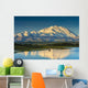 A silhouette of a bull moose feeding Wall Mural
