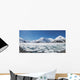 Spring ice breaking apart on the surface of Portage Lake Wall Mural