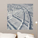 Traces of Skis in the Snow 1 Wall Mural