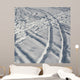 Traces of Skis in the Snow 1 Wall Mural