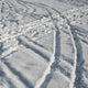 Traces of Skis in the Snow 1 Wall Mural