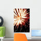 Red Firework Wall Decal