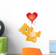 Bear flying Wall Decal
