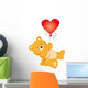 Bear flying Wall Decal