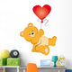 Bear flying Wall Decal