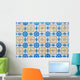 Traditional Portuguese Glazed Tiles Wall Mural