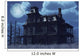 Abandoned Haunted House Moonlight Wall Mural