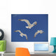 Seagulls Hovering Wall Mural
