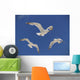 Seagulls Hovering Wall Mural