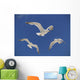 Seagulls Hovering Wall Mural