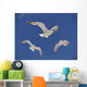Seagulls Hovering Wall Mural