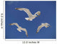 Seagulls Hovering Wall Mural