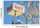 Tickets at Ferris Wheel Wall Mural
