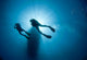 Below Scuba Divers Underwater Wall Decal