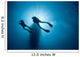 Below Scuba Divers Underwater Wall Decal