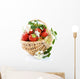 Basket of strawberries Wall Decal