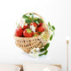 Basket of strawberries Wall Decal