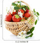 Basket of strawberries Wall Decal