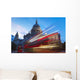 St Paul's Cathedral and light trails Wall Mural
