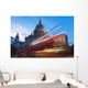 St Paul's Cathedral and light trails Wall Mural