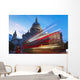 St Paul's Cathedral and light trails Wall Mural