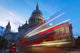 St Paul's Cathedral and light trails Wall Mural
