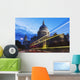St Paul's Cathedral and light trails Wall Mural